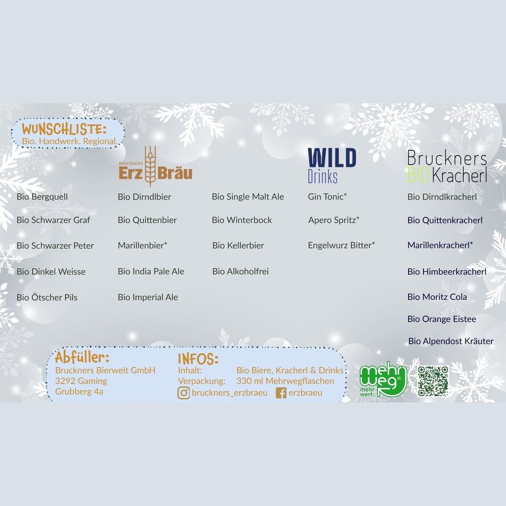 Erzbräu Adventkalender 2026 – Wunschliste