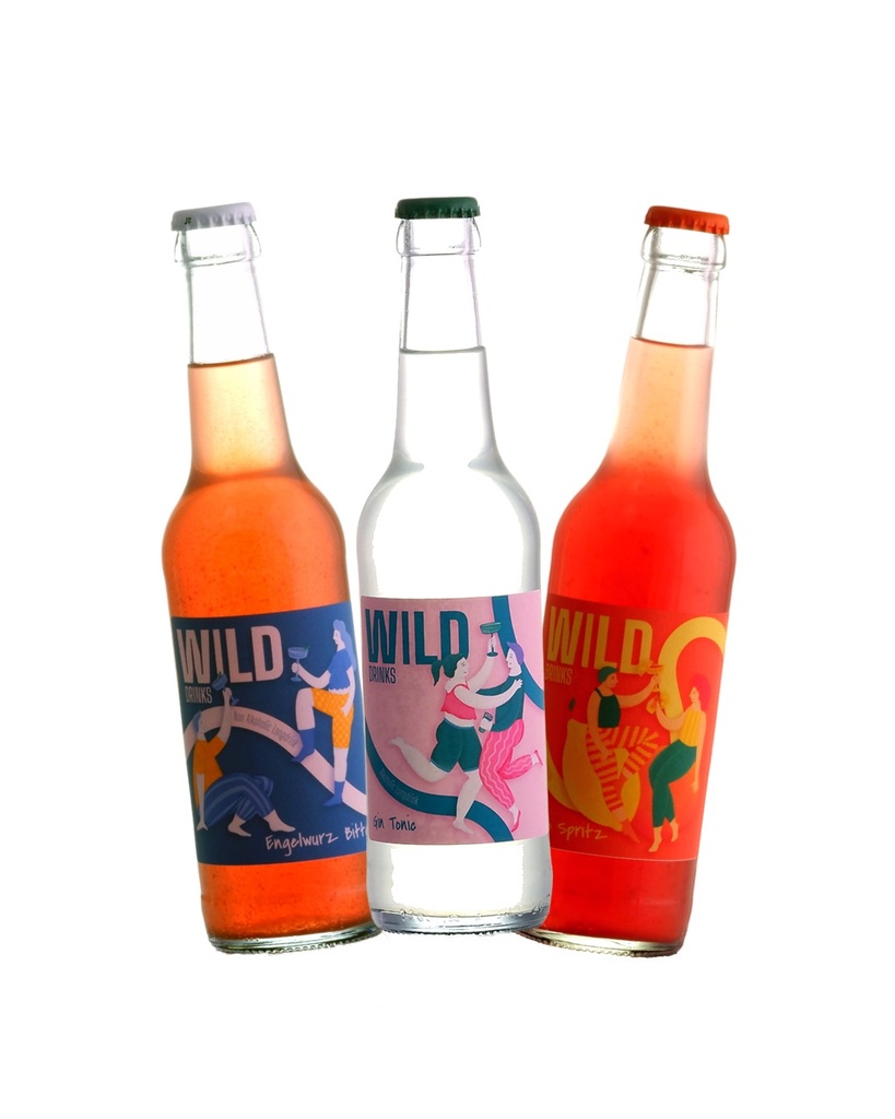 Wild Drinks Probier-Paket (12×330ml) *